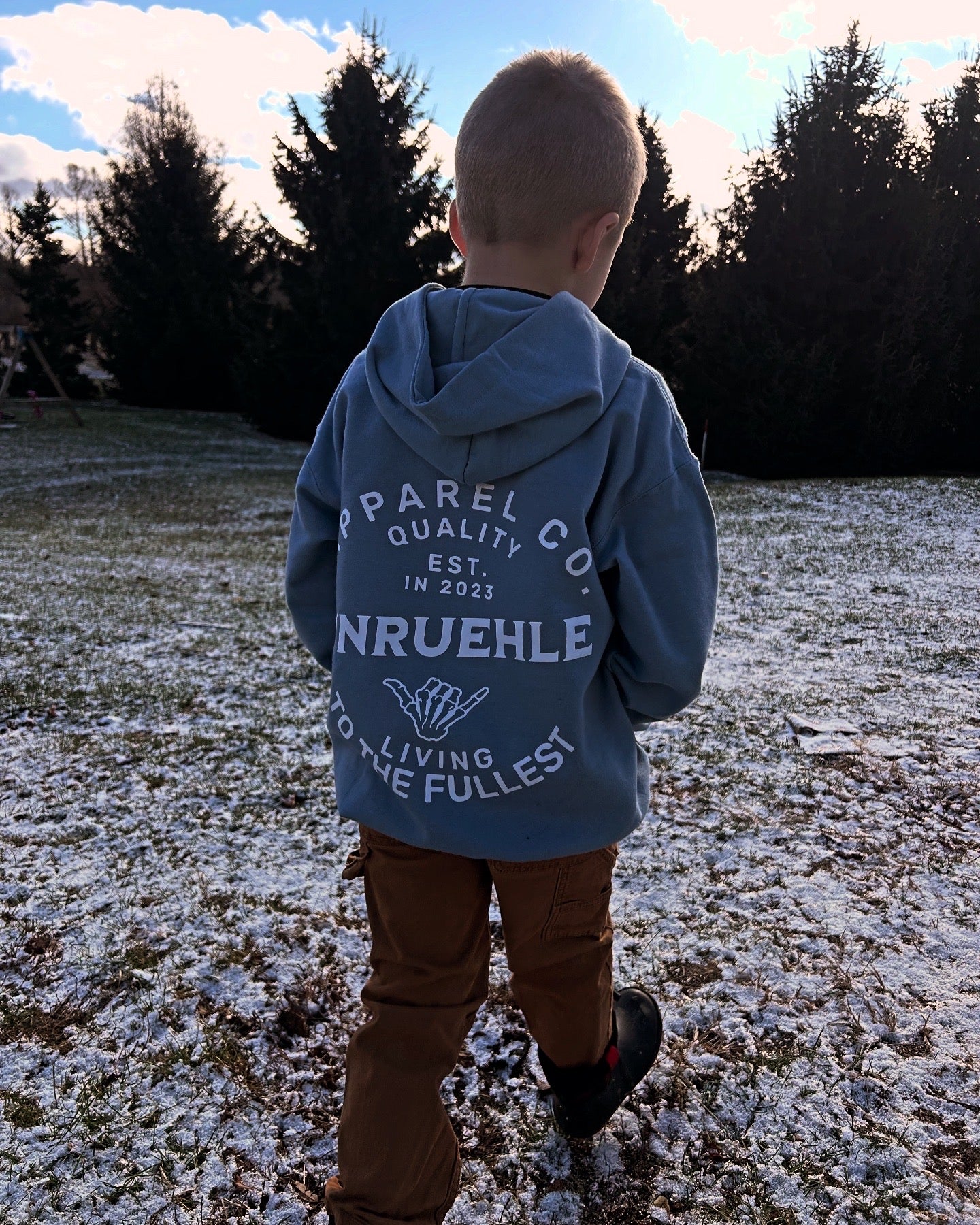 Blue Kids Hoodie