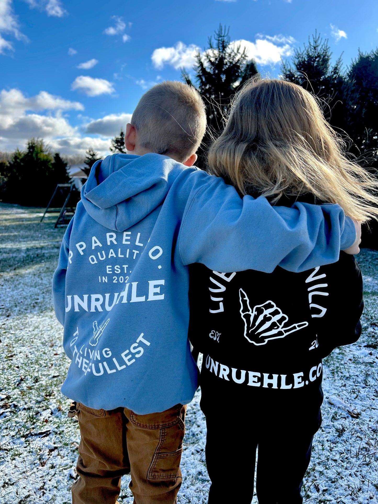 Blue Kids Hoodie